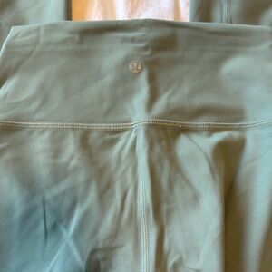 Seafoam green lululemon wunder train leggings